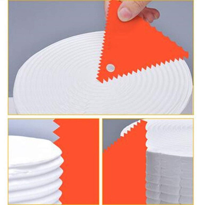 PZRT 6pcs Plastic Clay Scraper Set Scraping Handle Carved Soft Clay Sculpture Knife Industrial Clay Scraper Sculpture Tool Pottery Tools - Image 5
